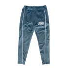 Slate Grey Worldwide Tricot Velour Tracksuit Bottoms by Runtz