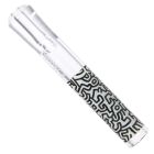 Keith Haring - Glass Taster Pipe - Black/White