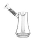 Keith Haring - Glass Bubbler - Black/White