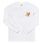 Mondays Off Long Sleeve Tee by Smokers Club - White