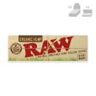 RAW Organic Hemp Connoisseur 1 1/4 with Tips Natural Rolling Paper (33/Papers