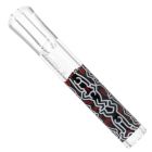 Keith Haring -Glass Taster Pipe Multi Colour - Blk/Red/White