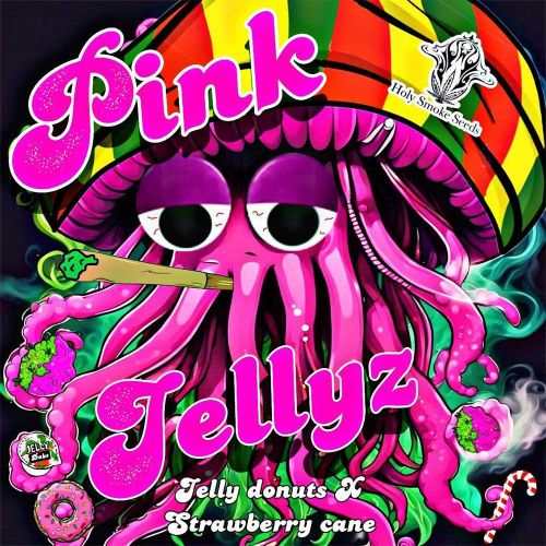 Pink Jellyz Feminized Cannabis Seeds by Holy Smoke Seeds