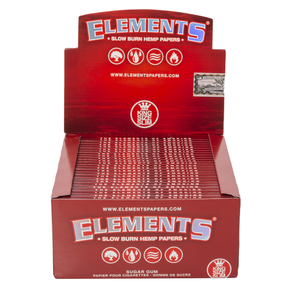 King Size Hemp Rolling Papers by Elements Wholesale