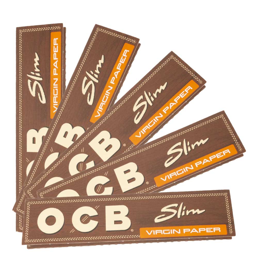 OCB - Virgin King Size Slim Rolling Papers - HEMPER