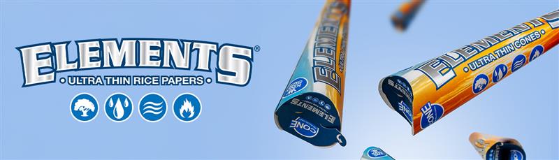 Elements Cones; Ultra Thin Perfect Pre-Rolls