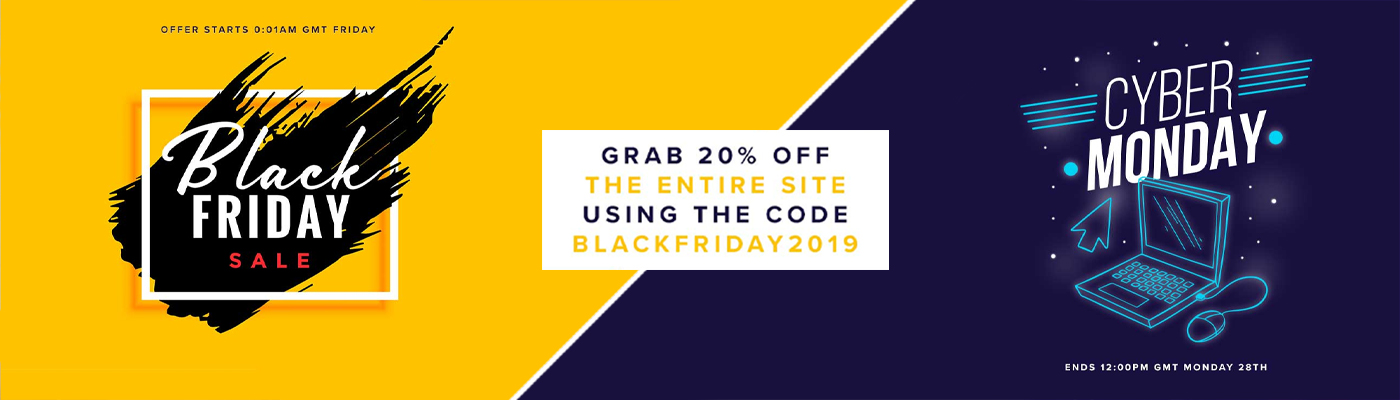 Black Friday Sale 2019 - 20% OFF Everything