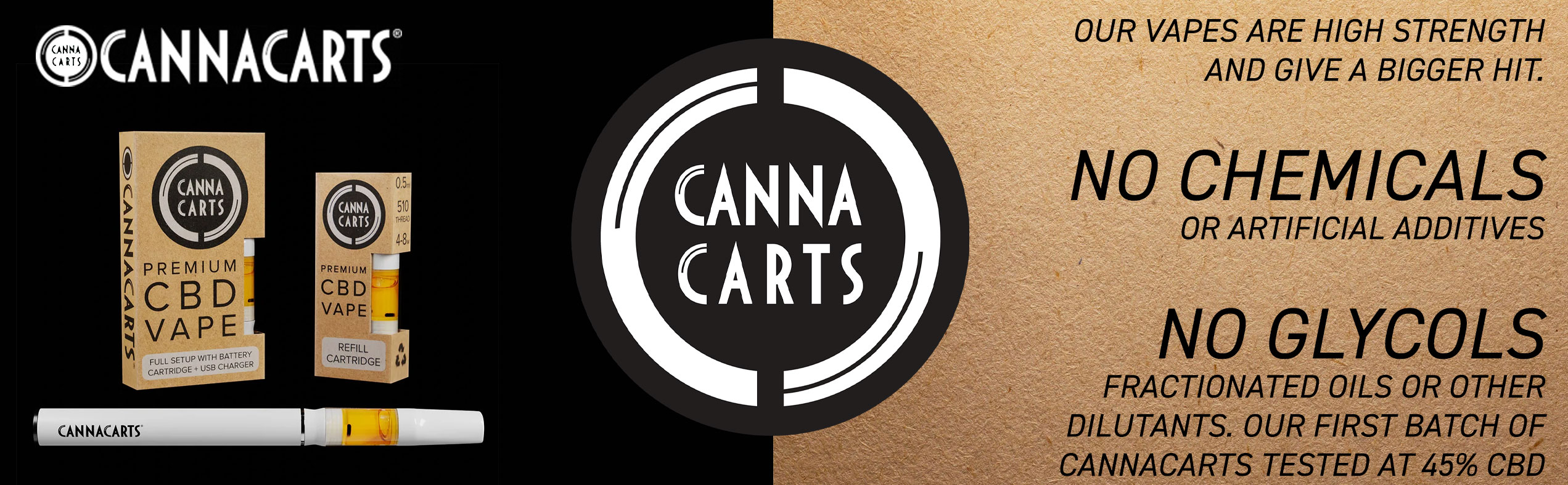 Cannacarts Premium CBD Vapes
