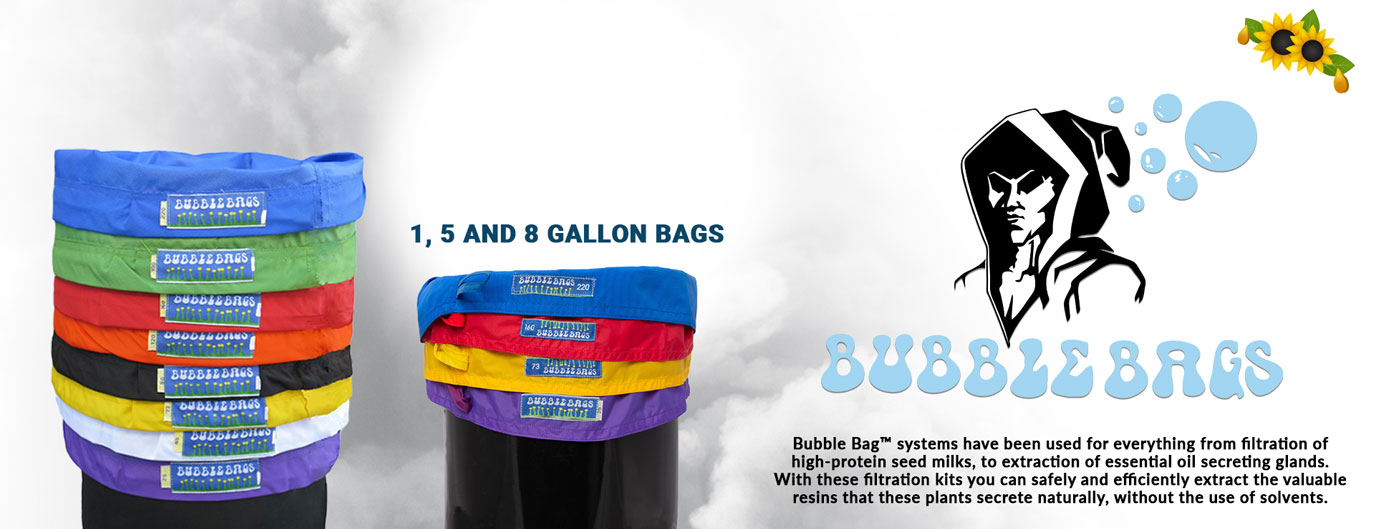 Bubble Bags makes extraction simple- just add water!
