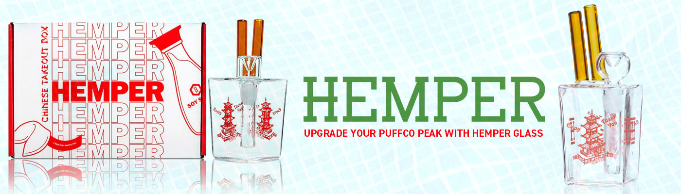 Hemper Art Glass Attachments for the Puffco Peak