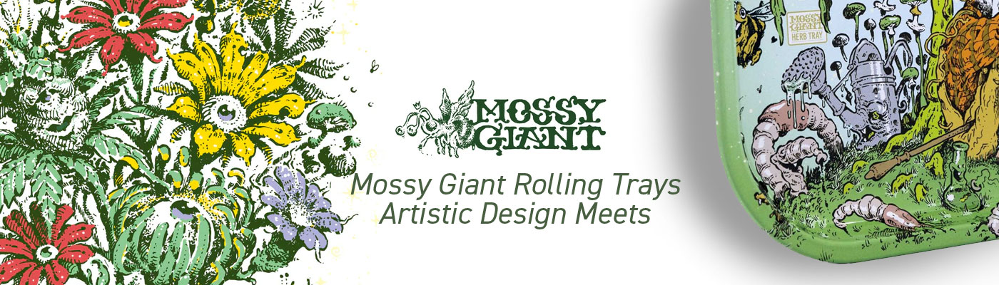 Mossy Giant Rolling Trays – Artistic Design Meets Everyday Functionality