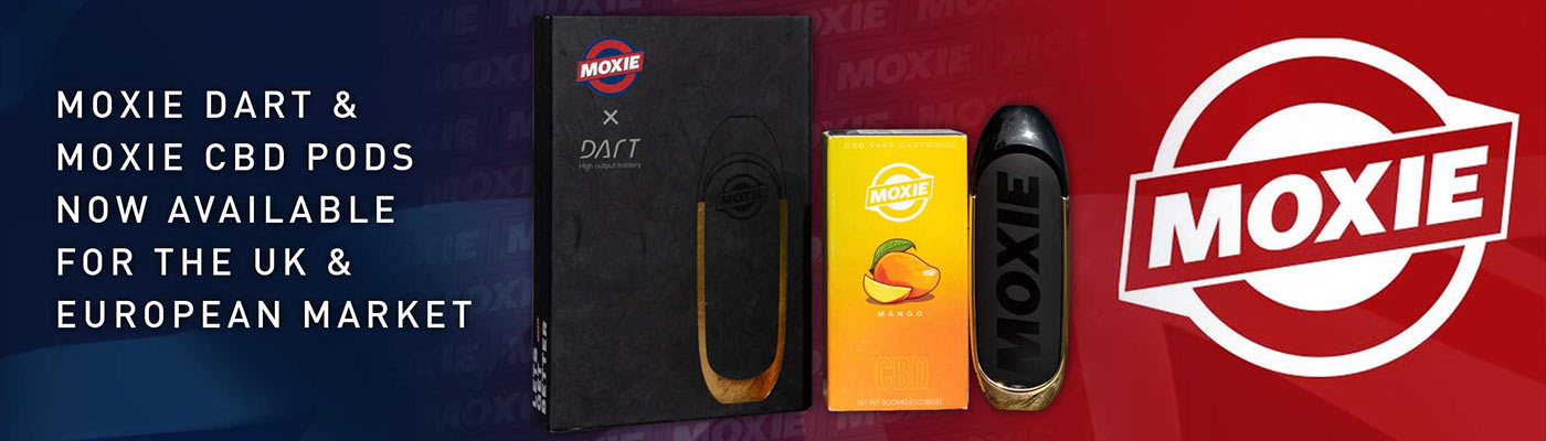 Moxie Dart Pod System & Moxie CBD Cartridges