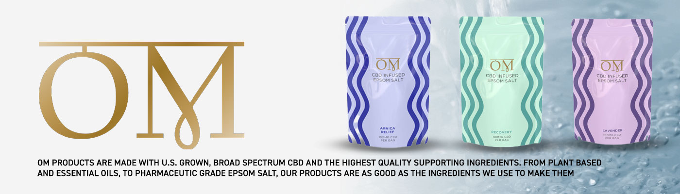 OM Wellness CBD Bath Salts & Accessories – Pure Relaxation