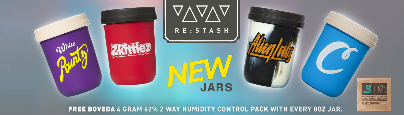 RE:STASH – Child-Resistant Stash Jars With West Coast Swagger