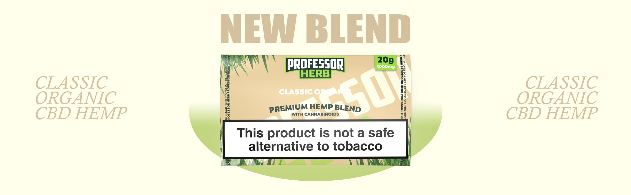 Professor Herb Hemp Smoking Blend Classic Organic