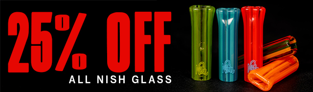 25% off all Nish Glass