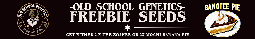 Buy Old School Genetics Banoffee Pie line and get either 2 x The Zosher or 2x Mochi Banana Pie