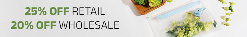 Get 25% off Retail & 20% off Wholesale