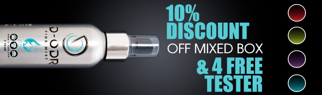 Get 10% OFF The D-ODR Mixed Box And Four Free Testers