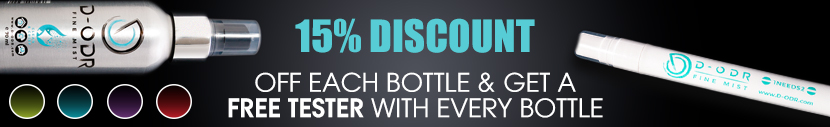 15% Off Each D-ODR Bottle And A FREE Tester