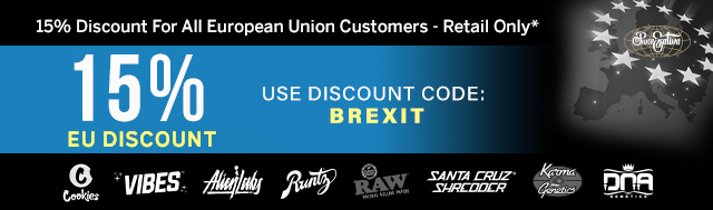 15 Percent off Retail EU Customers