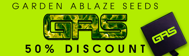  Receive A Retail Discount Of 50% Off Cannabis Strains by Garden Ablaze Seeds