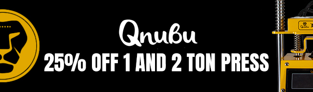  Receive A Retail Discount Of 25% Off The Qnubu 1 And 2 Ton Press