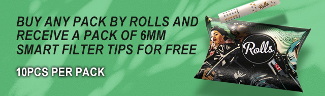 Free pack of rolls filter tips
