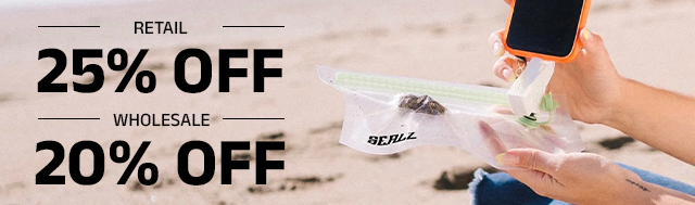 Get 25% off Retail & 20% off Wholesale