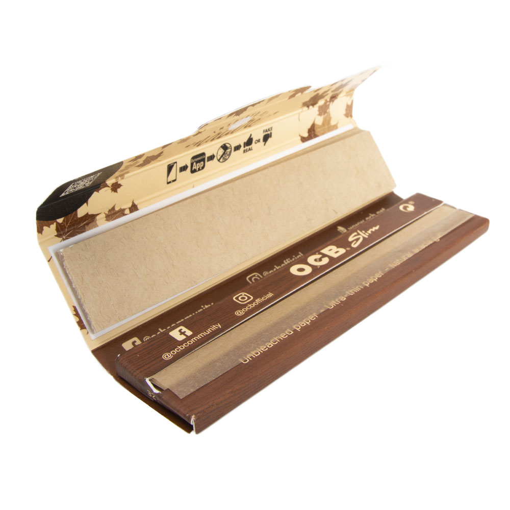 OCB Virgin King-Size Slim Rolling Papers Tips