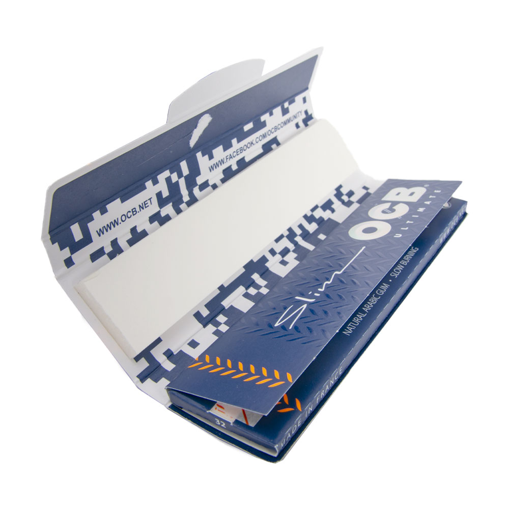 OCB Ultimate King-Size Slim Rolling Papers Tips