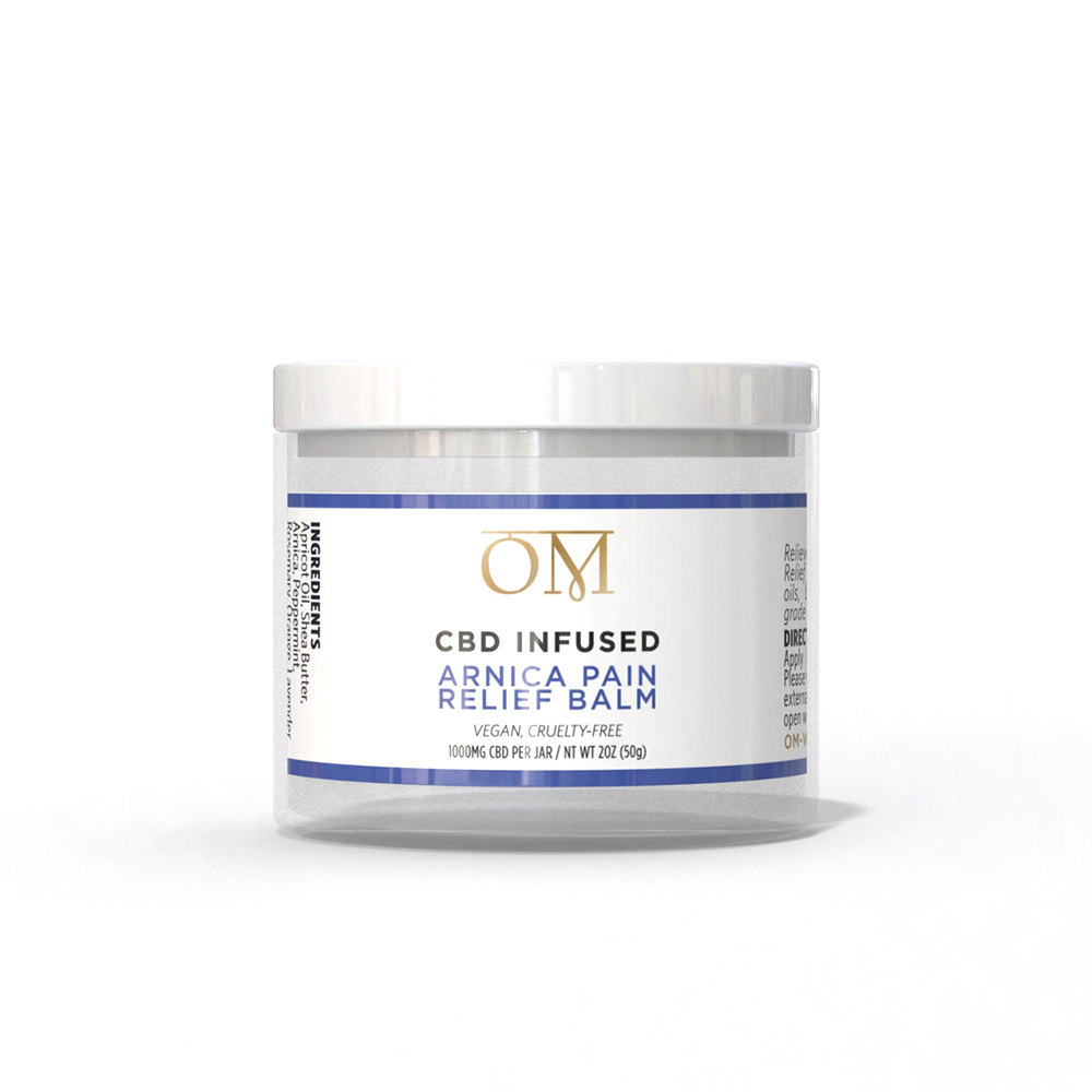 CBD Arnica Pain Relief Balm by OM Wellness CBD Wholesale