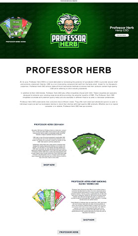 Professor Herb Wholesale