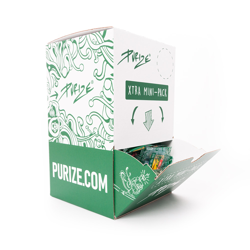 Purize Dispenser Box with XTRA Slim Mini Packs