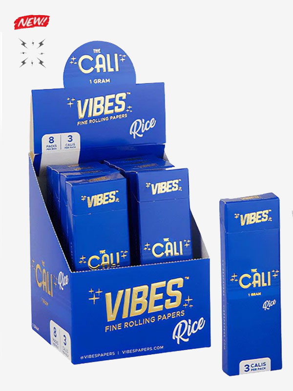 Rice Pre-Rolled Cones by Vibes Wholesale