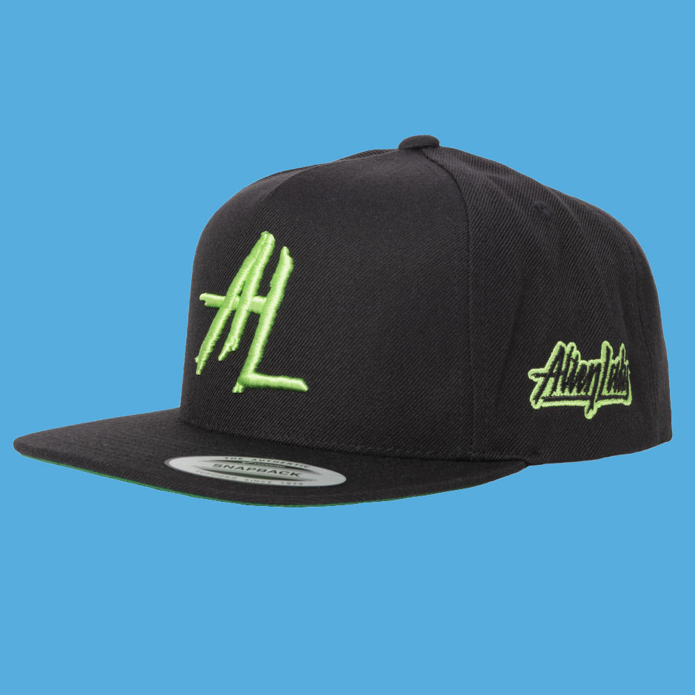 5 Panel Embroidered Snapback Hat by Alien Labs - Wholesale