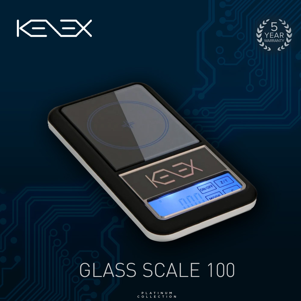 Glass Digital Precision Scales (Platinum Collection) by Kenex