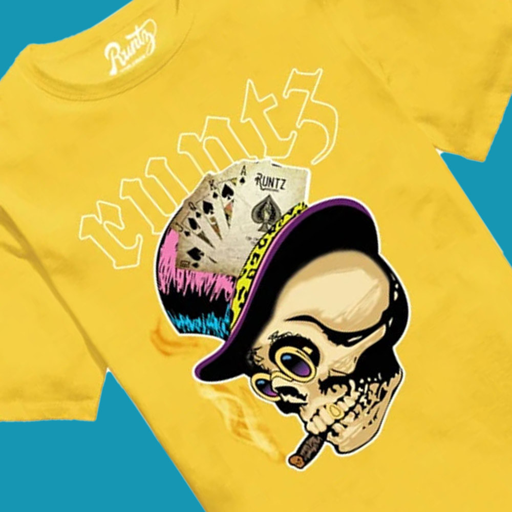 Skull T-Shirt By Runtz - Wholesale