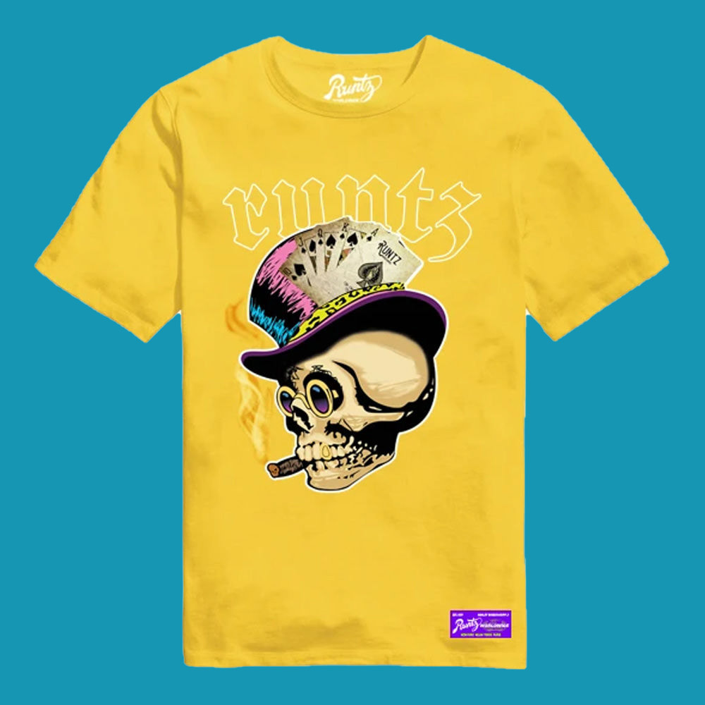 Skull T-Shirt By Runtz - Wholesale