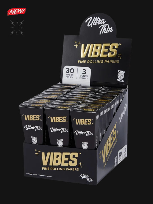 Vibes Fatty Rolling Papers in Organic Hemp